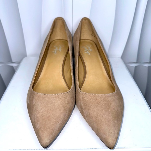 Crown Vintage Shoes - Crown Vintage Suede Heels Excellent Condition